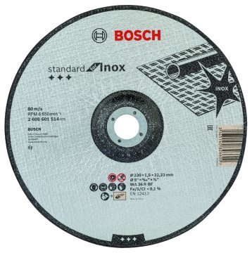 Bosch 230*1,9 mm Standard for Inox