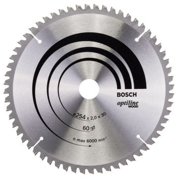 Bosch Optiline Wood 254*30 mm 60 Diş