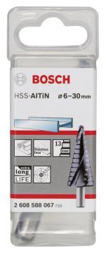 Bosch HSS-AlTiN 13 kademeli Matkap Ucu 6-30 mm