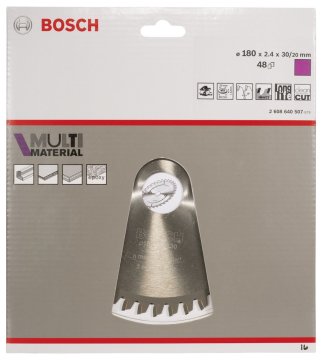 Bosch MultiMaterial 180*30/20 mm 48 Diş