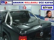 AMAROK ROLLBARLI SİYAH DÜZ KAPAK İTHAL