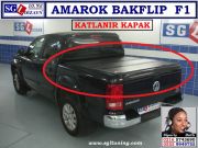 SİYAH AMAROK BAKFLİP F1 KATLANIR KAPAK