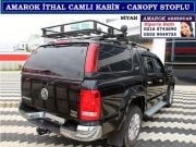 AMAROK İTHAL CAMLI KABİN CANOPY STOPLU SİYAH AMAROK AKSESUARLARI