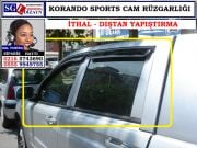 SGL04 KORANDO SPORTS CAM RÜZGARLIĞI İTHAL YAPIŞTIRMA KORANDO SPORTS AKSESUARLARI