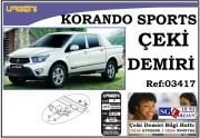 SGL08 SSANGYONG KORANDO SPORTS ÇEKİ DEMİRİ KORANDO SPORTS AKSESUARLARI