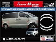 10811 HYUNDAİ H1 KROM ÇAMURLUK ÜZERİ DODİK HYUNDAİ H1 AKSESUARLARI