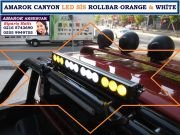 AMAROK CANYON LED SİS FARI ROLLBAR ORANGE WHİTE AMAROK CANYON BAKIR TURUNCU AKSESUARLARI