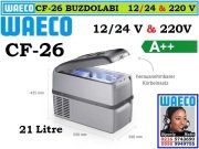 Karavan Buzdolabı CF-26 (12/24/220v) Waeco CoolFreeze Soğutucu - Derin Dondurucu CF-26 (Kompresörlü)