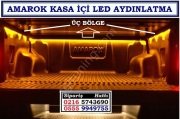 AMAROK KASA İÇİ LED AYDINLATMA ÜÇ BÖLGE AMAROK AKSESUARLARI