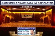 X-CLASS KASA İÇİ LED AYDINLATMA ÜÇ BÖLGE X-CLASS AKSESUARLARI