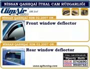 QASHQAİ CAM RÜZGARLIĞI 2007R QASHQAİ AKSESUARLARI