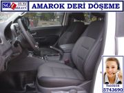 AMAROK DERİ DÖŞEME (SİYAH & GRİ) AMAROK AKSESUARLARI