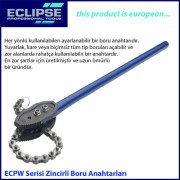 Eclipse ECPW212 Zincirli boru anahtarı 75 mm