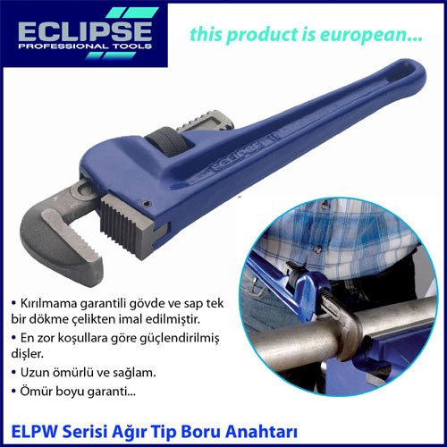 Eclipse ELPW18 Ağır tip boru anahtarı 63 mm