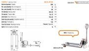 NETLİFT NL-APP 20H- Transpalet Paslanmaz Standart Çatal