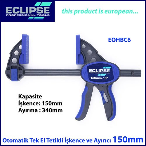 Eclipse EOHBC6 Otomatik tek el ile kullanım işkence ve ayırıcı 150 mm