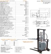 NETLİFT NL-SES 1530 FFL Yarı Elektirikli İstif Makinesi