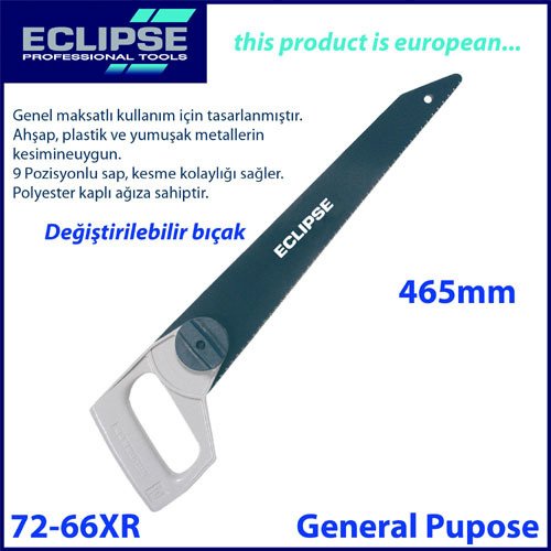 Eclipse 72-66XR Genel Amaç El Testeresi