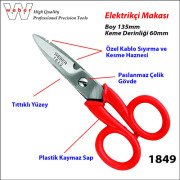 Weber 1849 Elektrikçi Makası 135 Mm