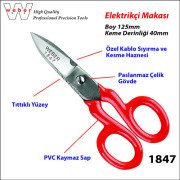 Weber 1847 Elektrikçi Makası 125 Mm