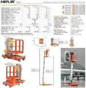 NETLİFT NL-SMAP 6.0-1 Akülü Kaldırma Manuel Yürütme 1 Kişilik