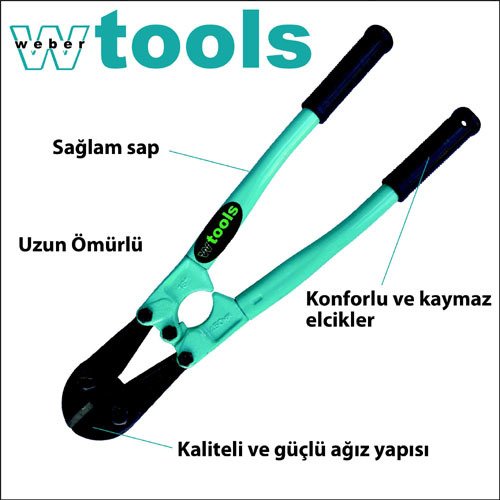 Weber Tools Kuplon (Demir Kesme) Makası 1050 Mm