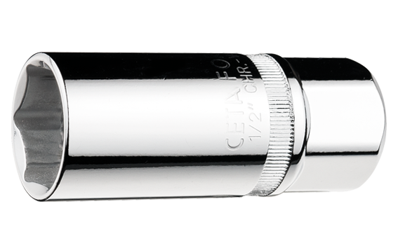 Ceta Form 1/2” 6 Köşe Buji Lokmaları (Contalı) 21mm