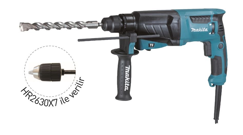MAKITA HR2630 KIRICI DELICI MANDRENLI