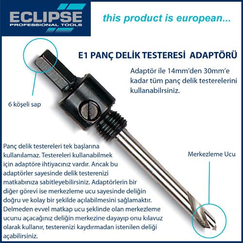 Eclipse E1 Adaptör 14-30mm Pançlar İçin