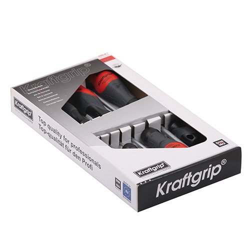 Kraftgrip 43900 Düz Yıldız Tornavida Takımı 7 Parça