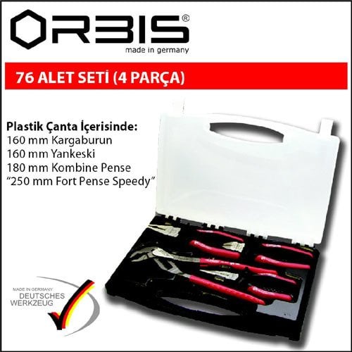 Orbis 76-154 Alet Seti (4 Parça)