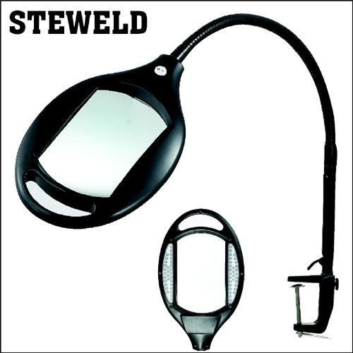 STEWELD 8061 LED- 60 3D Led Işıklı Masa Mengeneli Büyütüteç