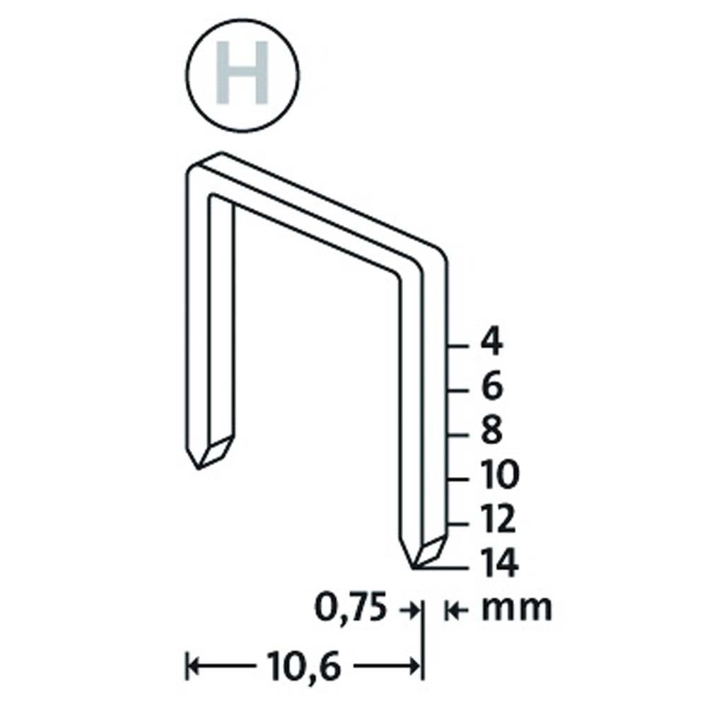 NOVUS H Tip 37/4MM Süper Sert Zımba Teli 2000 li Paket