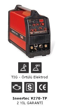 Lincoln İnvertec V270T DC Tig Kaynak Makinası