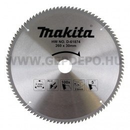 MAKITA D-61874 ALÜMİNYUM TES. 260X100DİŞ