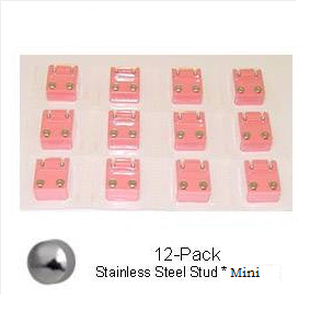 Studex Taşsız Mini Beyaz Kulak Delme Küpesi 2 mm 12 Çift/Paket