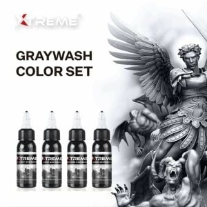 Xtreme Ink Gray Wash Color Set 4 Colors 2 oz