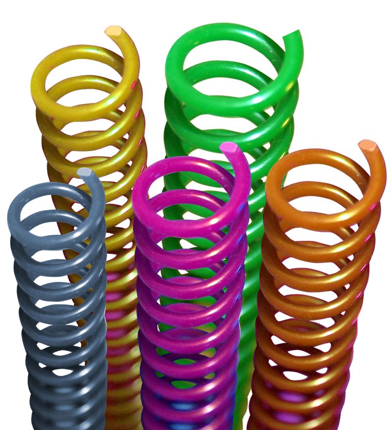 4:1 6 mm A4 Özel Renkli Plastik helezon spiraller 1000 ADET (10 Kutu)