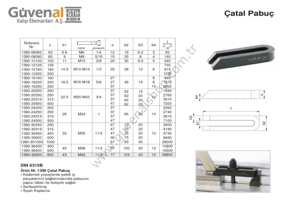 1390 - Çatal Pabuç