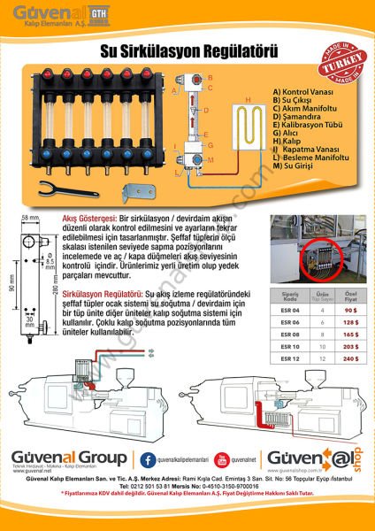 ESR Su Sirkülasyon Regülatörü