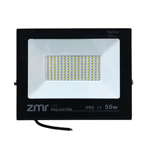 ZMR Led Projektör 50W Beyaz Işık 6500K