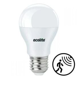 Ecolite 9W E27 Hareket Sensörlü Led Ampul 3000K