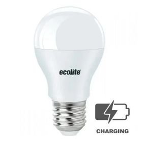 AMPUL LED ECOLITE ŞARJLI (EMERGENCY LIGHT) E27 9W 6500K BEYAZ IŞIK