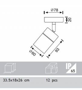 Jupiter JW919 SS Bahçe aplik Saten