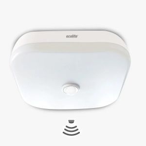 ARMATÜR ECOLITE SENSÖRLÜ TAVAN LED RENZO SQUARE KARE 24W 6500K BEYAZ IŞIK