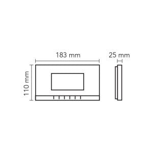 Audio 001180 Görüntülü sistem şube 4,3'' Ekran Beyaz