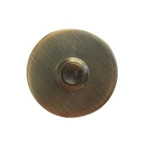 Zil butonu Yuvarlak Antik Bronz 09-04-02