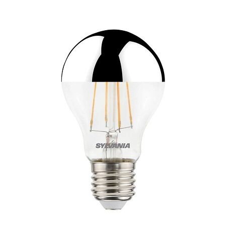 AMPUL LED SYLVANIA AYNALI ENDİREK NORMAL E27 4,5W 2700K SARI IŞIK GÜMÜŞ SILVER