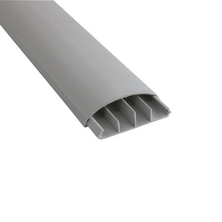 Balıksırtı kanal 75x18 mm Gri Yapışkanlı