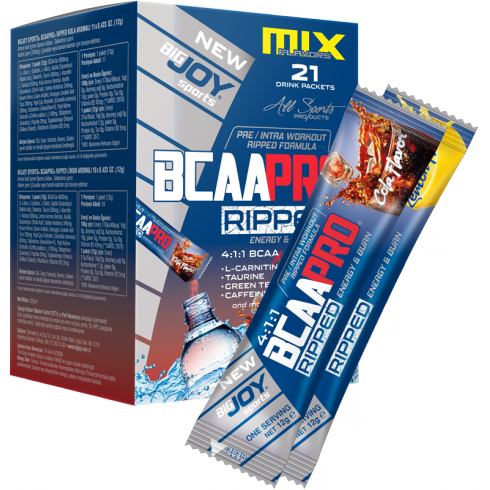 Bigjoy Sports BCAAPro 4:1:1 Ripped Go! Mix 12g x 21 Adet